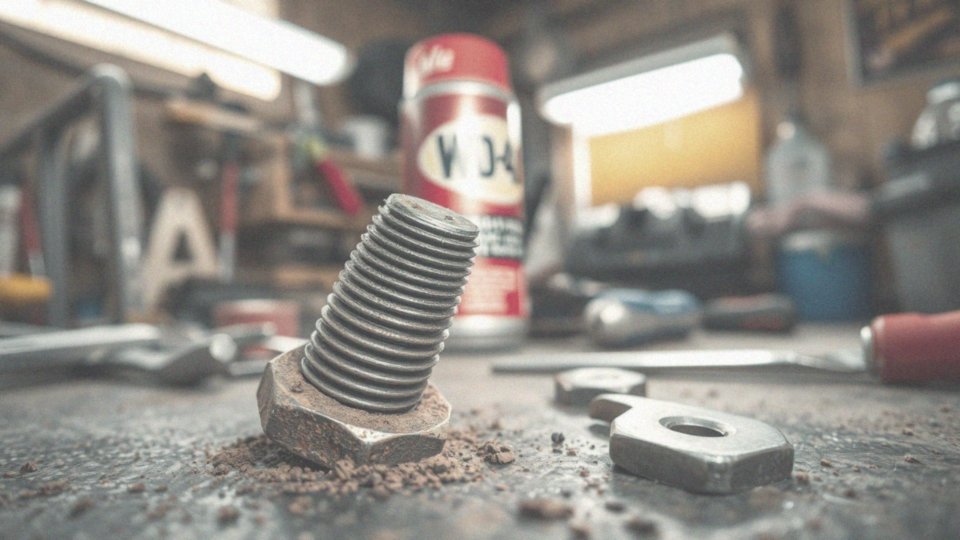Jak spray WD-40 ułatwia odkręcanie zapieczonej śruby?