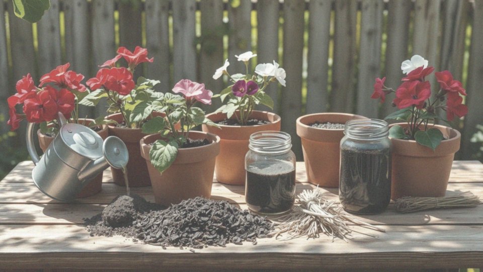 Jakie inne naturalne nawozy można wykorzystać do pelargonii?
