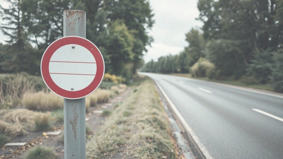 Gdzie stosuje się biały znak z czerwoną obwódką?