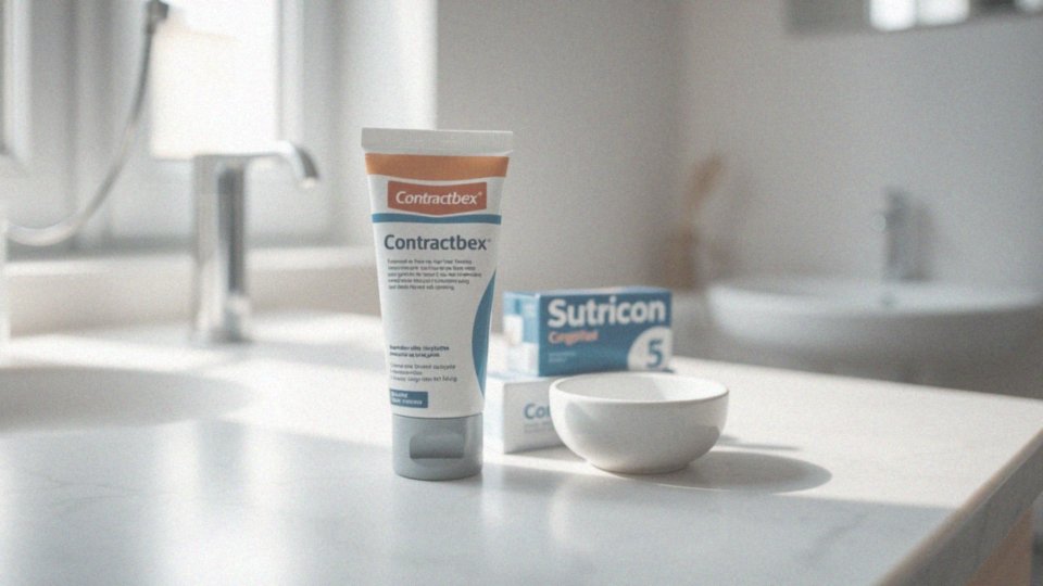 Jakie są metody stosowania Contractubex i Sutricon?