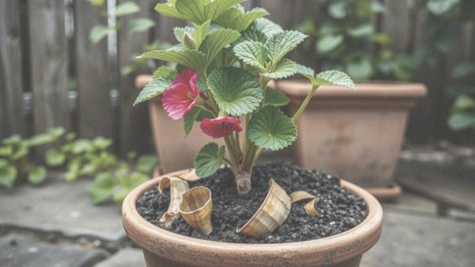 Jak wykorzystać skórki bananów do nawożenia pelargonii?
