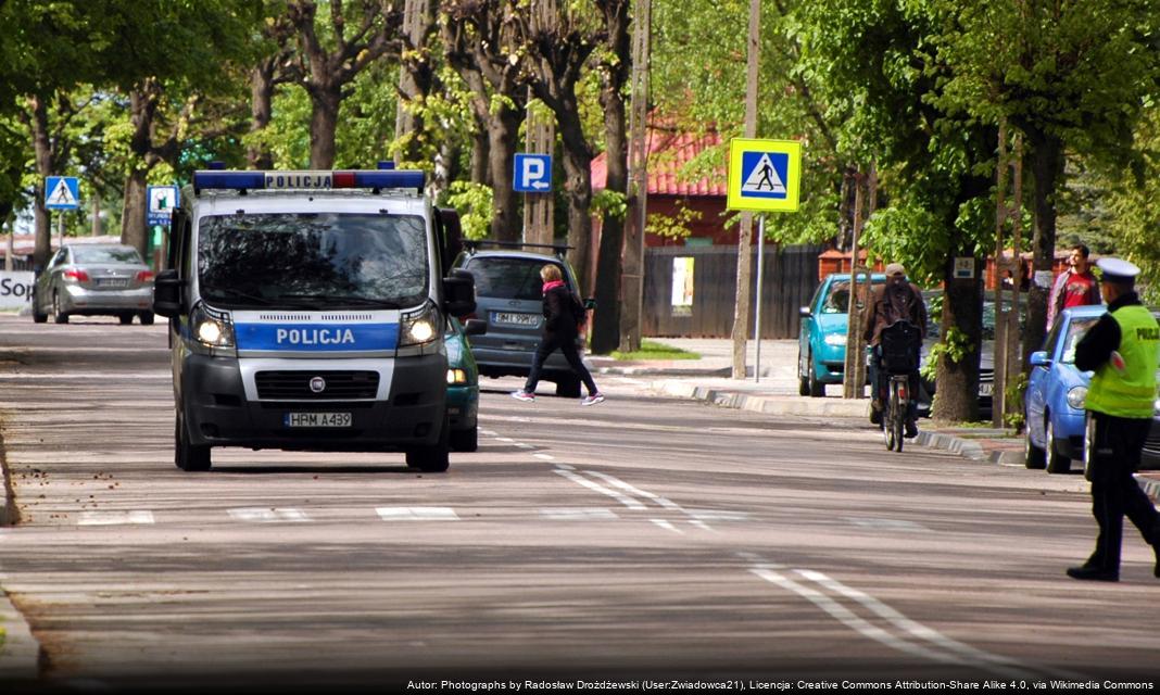 Zdarzenia drogowe w powiecie działdowskim – weekend pełen interwencji policji